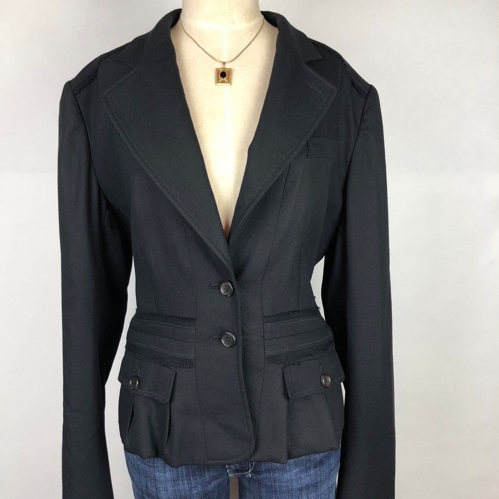 YSL Yves Saint Laurent rive gauche blazer black - Picture 1 of 8